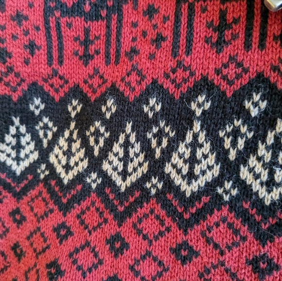 Nomadic Traders Moose Tree Nordic Style Sweater Decorative Clasp warm M - Picture 12 of 13